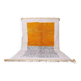 Handmade Moroccan wool rug, 250cm x 150cm, unique piece.