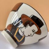 Henriot regionalist art deco mug