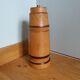 Turned wooden lamp base