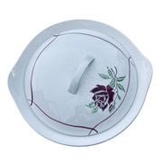 Vegetable dish "Dominique" Céranord Saint-Amand – Hand-decorated – 1950s