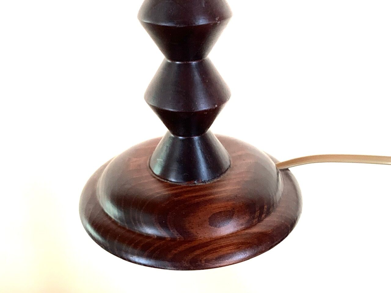Pair of wooden lamp bases