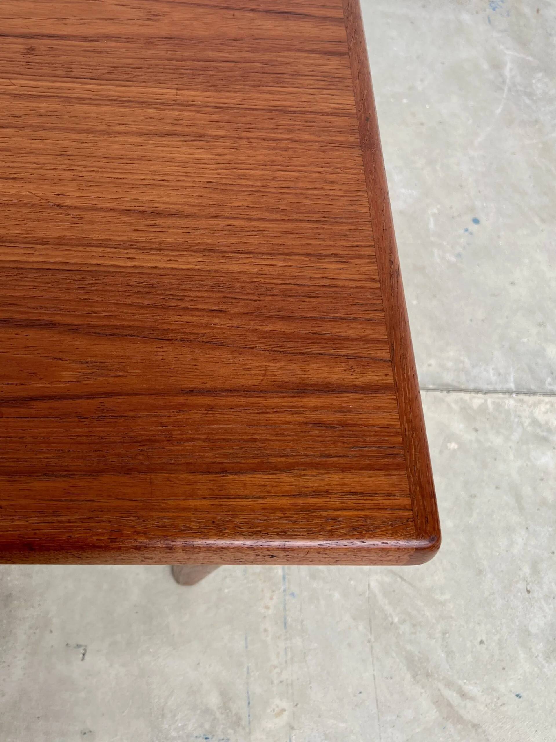 Teak coffee table from 1960 by Niels Bach
