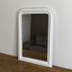 Miroir louis philippe at the end of the 19th century. 80x56. white.