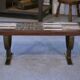Ceramic and fir coffee table, 1960s