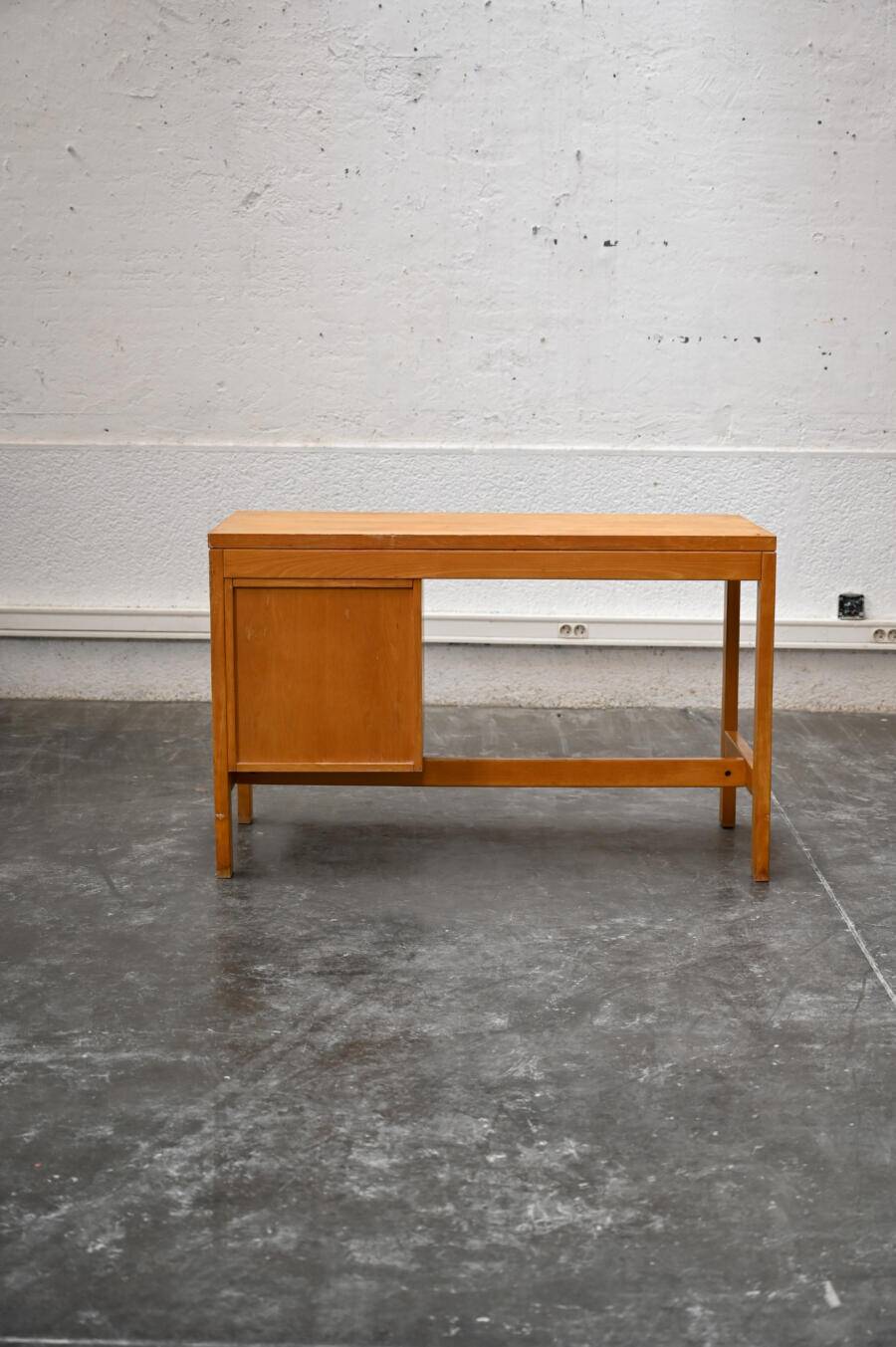 Light wood desk