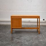 Light wood desk