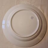 Large antique Maastricht porcelain plate, Japanese style, motif