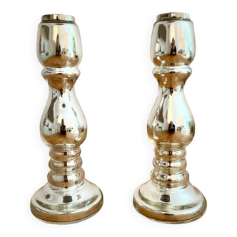 Pair of Villeroy & Boch candlesticks