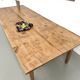 Very large farmhouse table in solid oak, 1950s – L300 cm