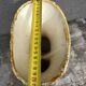 Large Glazed Ceramic Vase with Floral and Fat Lava Decor - Vallauris