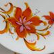 Assiettes Winterling décor floral seventies
