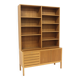 Scandinavian oak library, Alf Svensson, Sweden, 1960