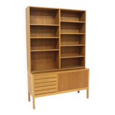 Scandinavian oak library, Alf Svensson, Sweden, 1960
