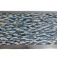 Polished metal and ceramic dining table. 1970s.