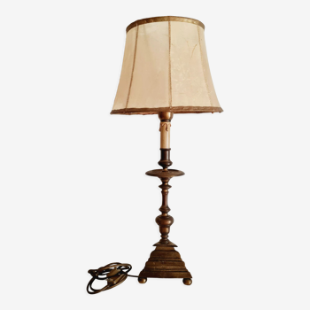 Antique brass lamp