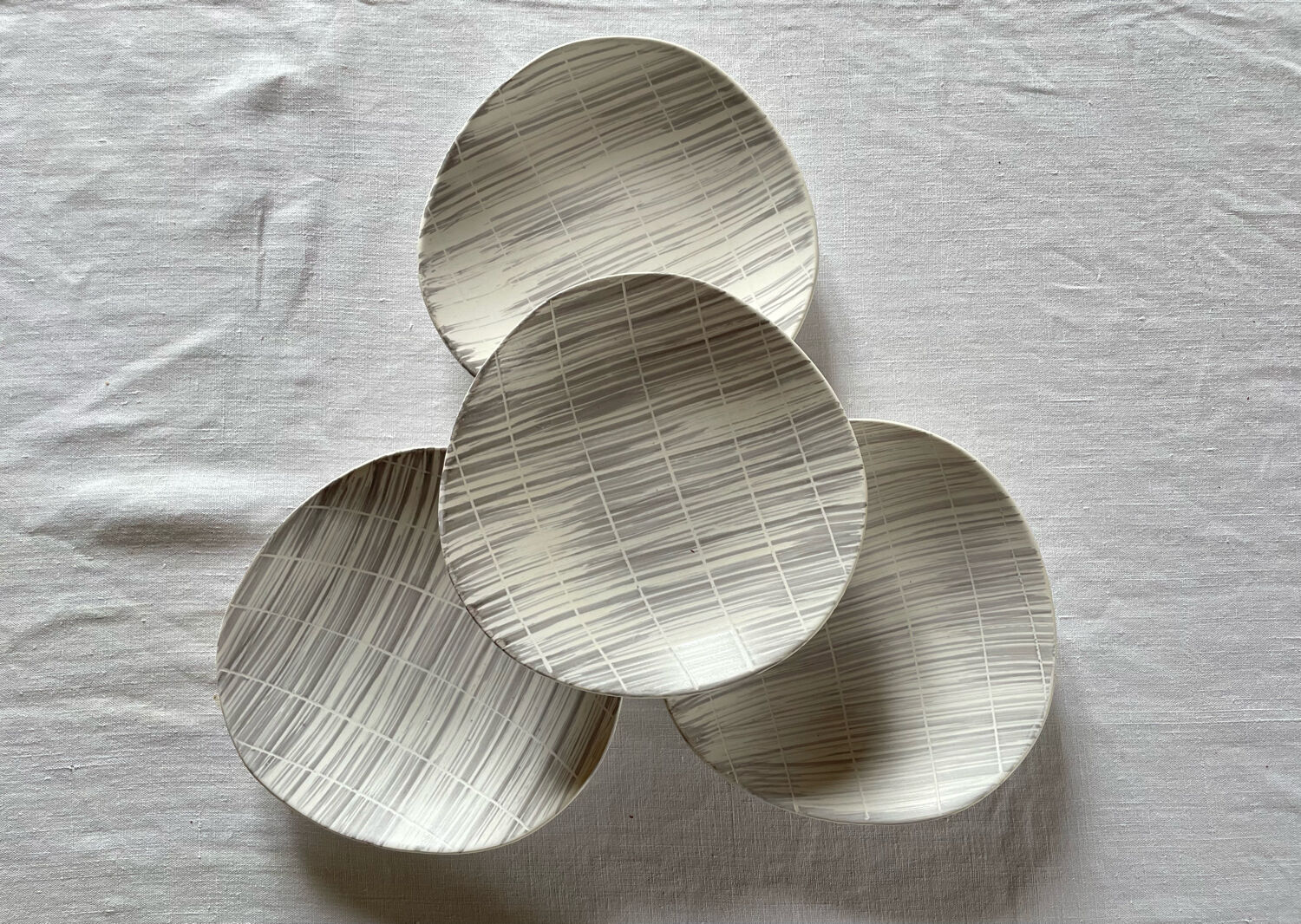 Assiettes Niderviller Voile