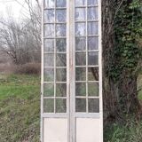 Paire de portes bois vitrées anciennes
