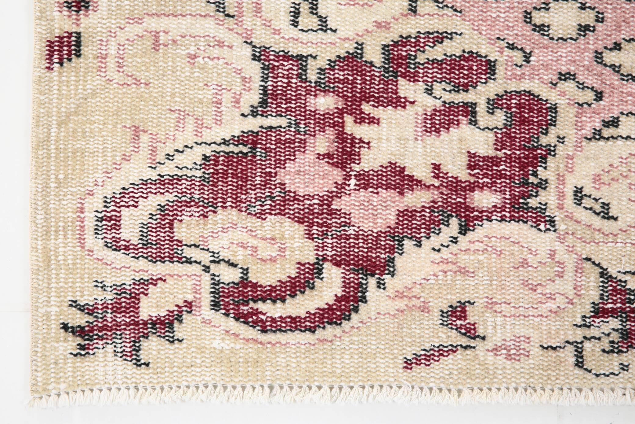 6x9 Rug For Classic Room Burgundy Vintage Persian Rug, 175x282Cm SK5137