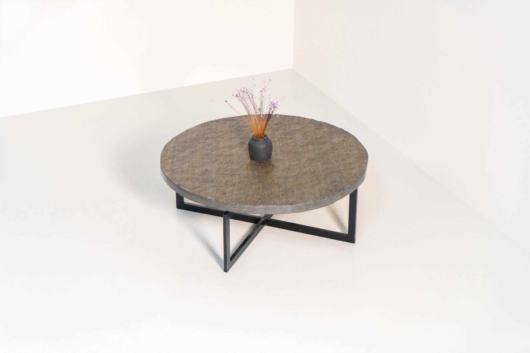 Table basse en ardoise norvégienne