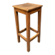 High oak stool from France