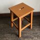 Farm stool folk art original barn painting