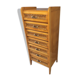 Vintage rattan semainier