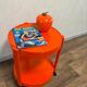 Desssert Prisunic orange - meuble d'appoint Prisunic - bout de canapé vintage -70s