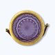 Vintage purple ice cube tray – Glass & gold frame