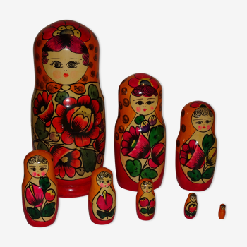 Matriochka poupées russes gigogne ensemble de 8