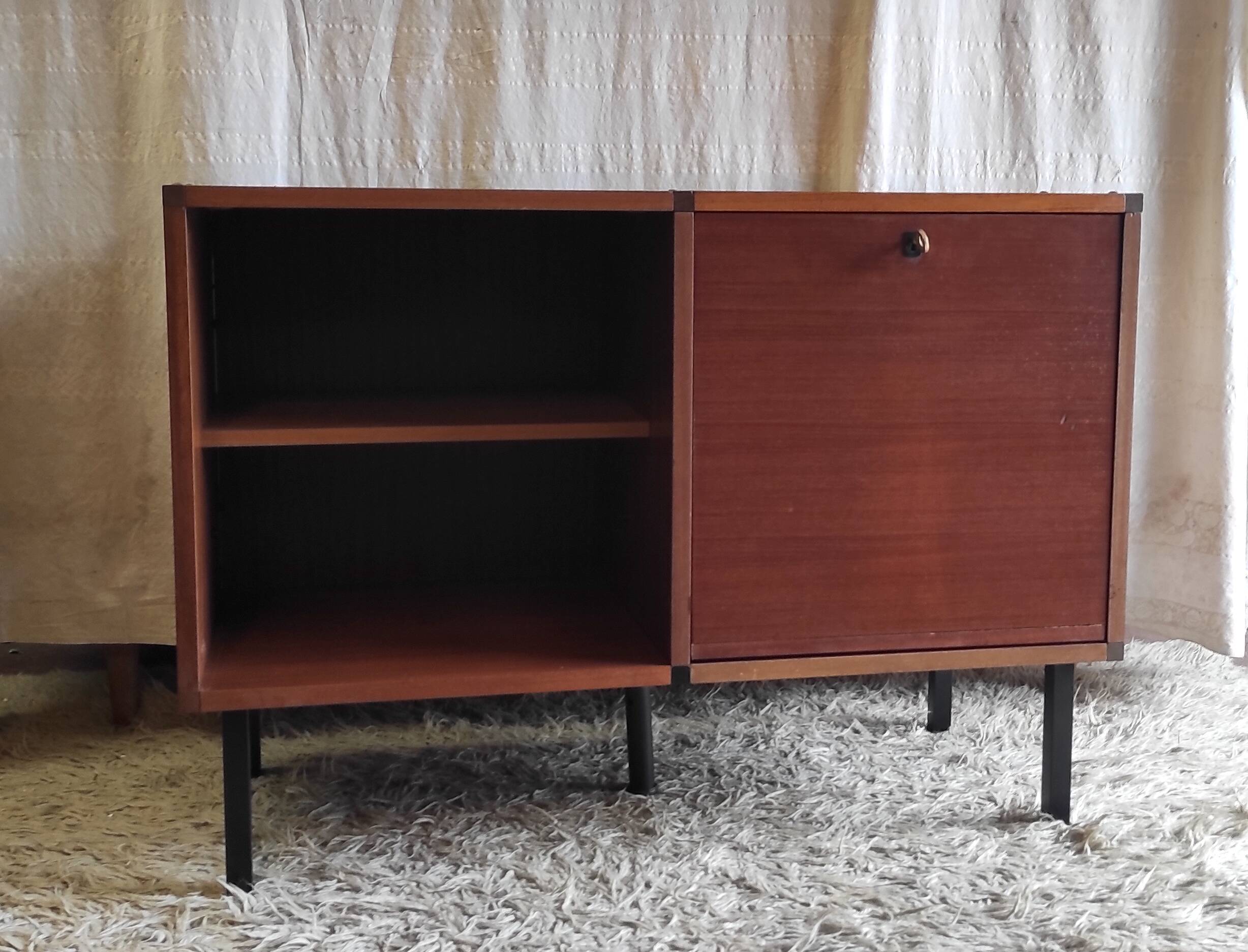 Modernist teak sideboard by ARP for Minvielle - 1950s/60s