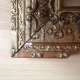 Mirror old wood and gilded stucco 57x71cm