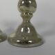 Set of 2 mercury candlesticks, circa 1900 (poor man's silver)