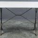 Garden table marble top XXth