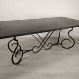 Iron and marble table 1950