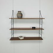 String shelf, teak and metal, 1960s
