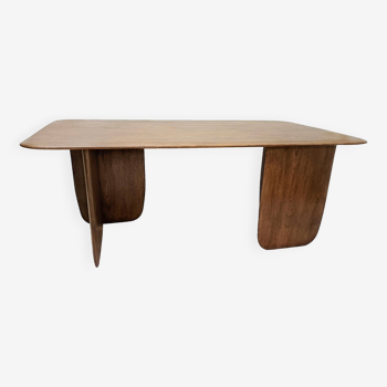 Solid oak coffee table