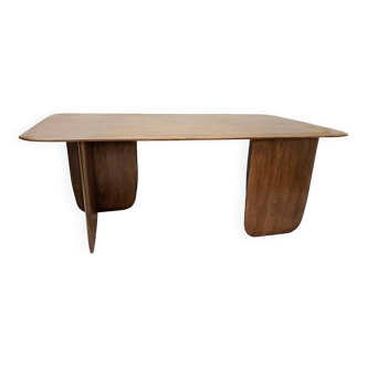 Solid oak coffee table