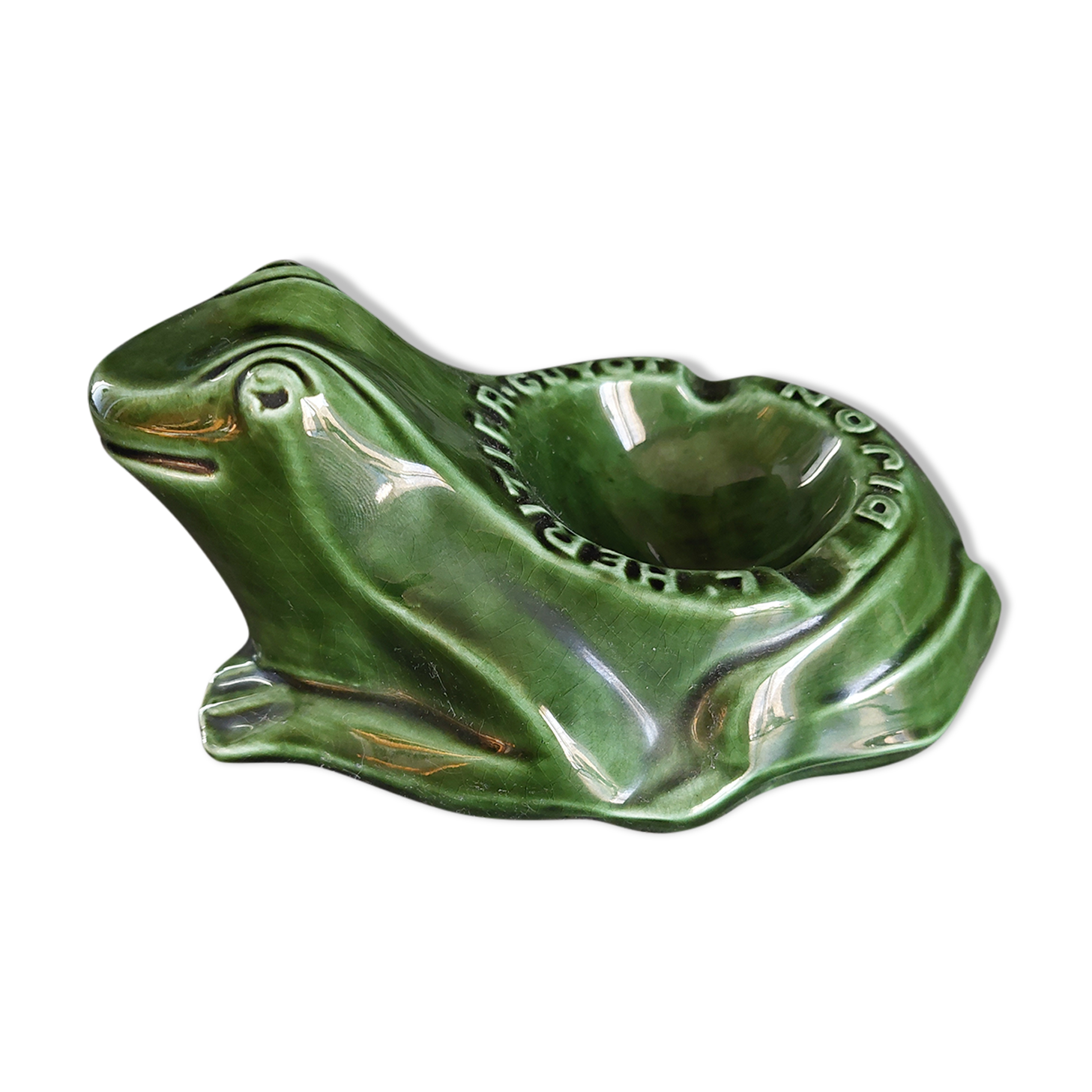 Frog ashtray L'Héritier-Guyot Dijon early twentieth century