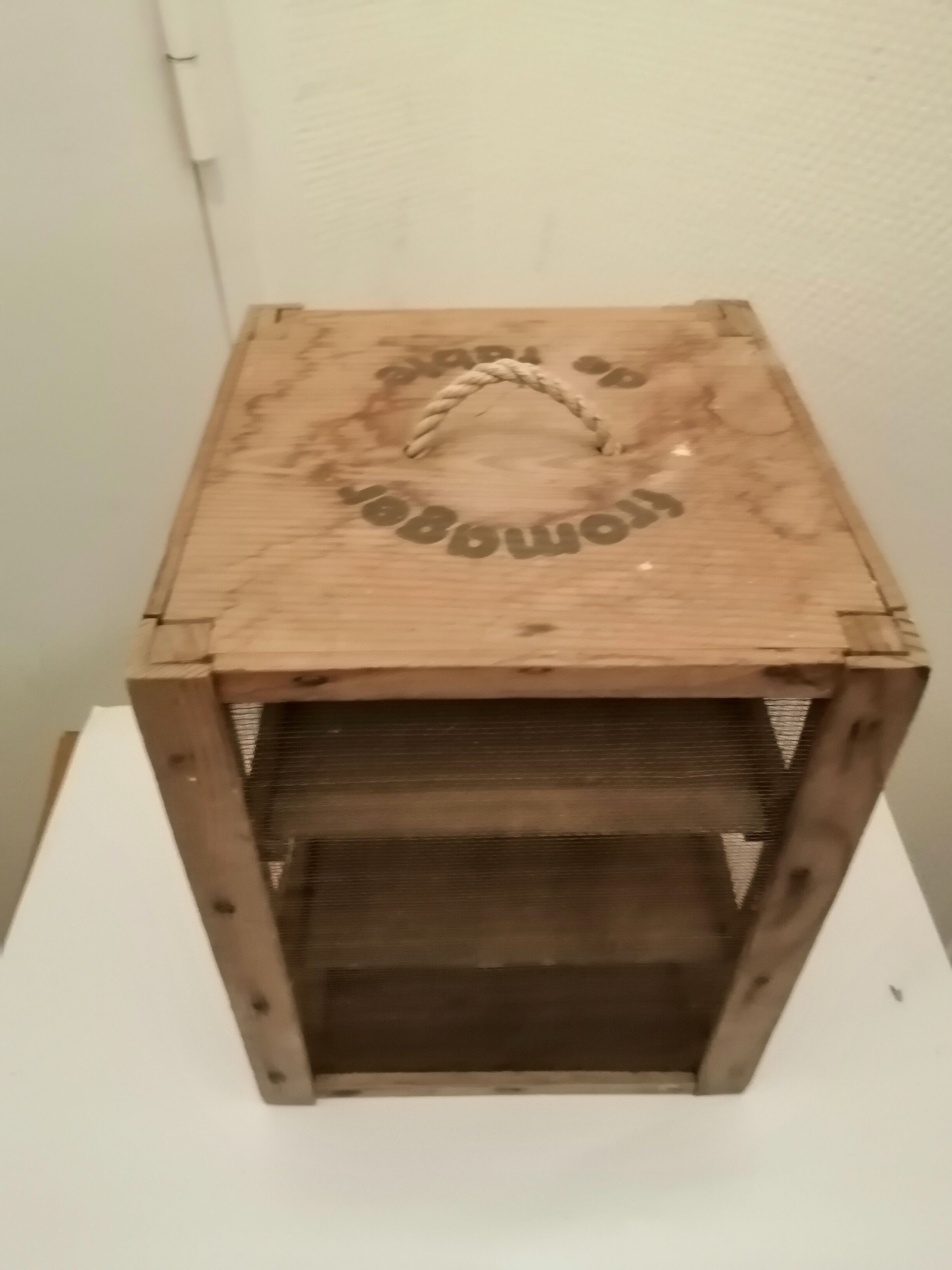 Wooden pantry for cheese or other