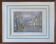 Pastel Painting "Quai de Seine?" Paris signed + frame