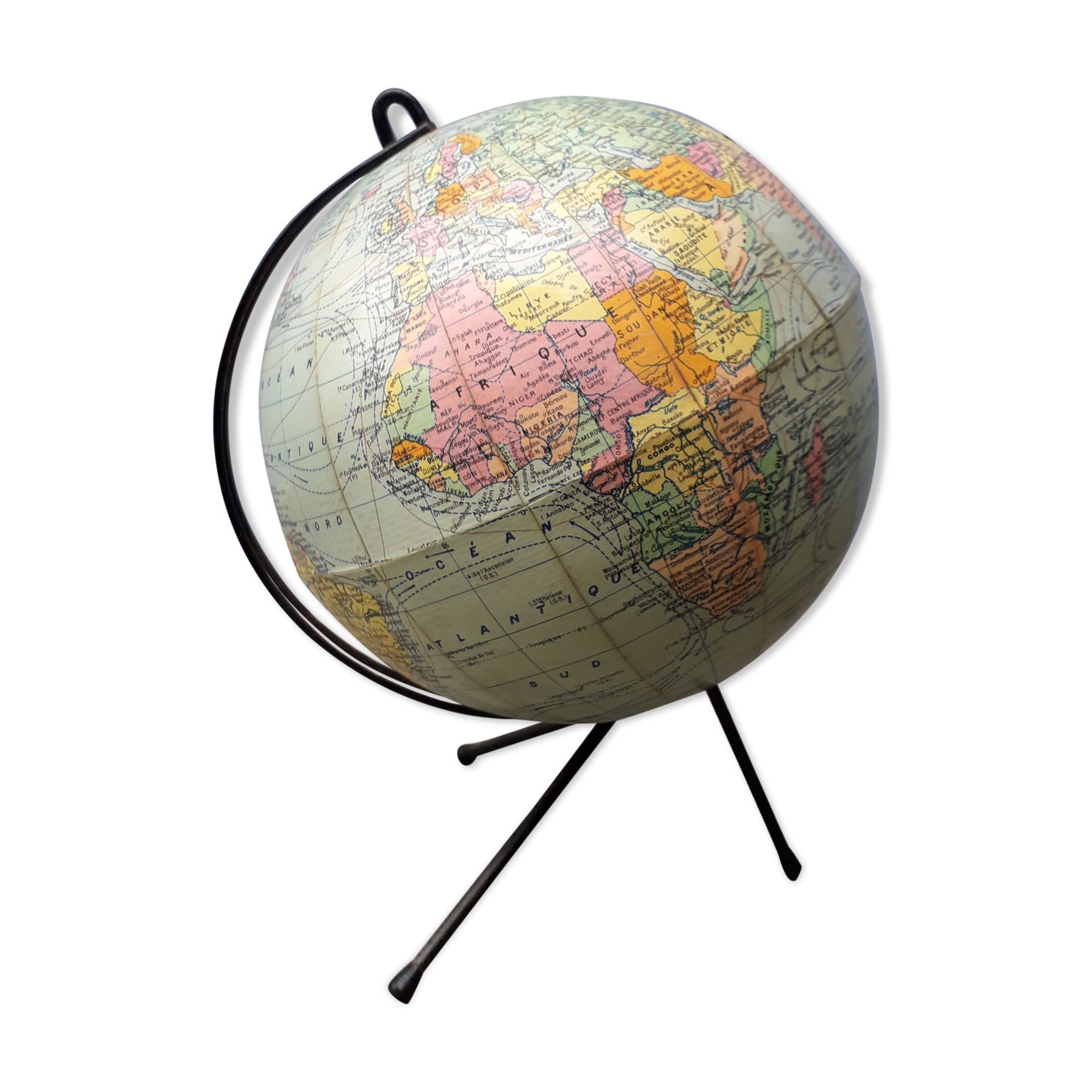 Tripod globe  by Girard & Barrère