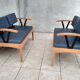 Pair of vintage Baumann banquettes