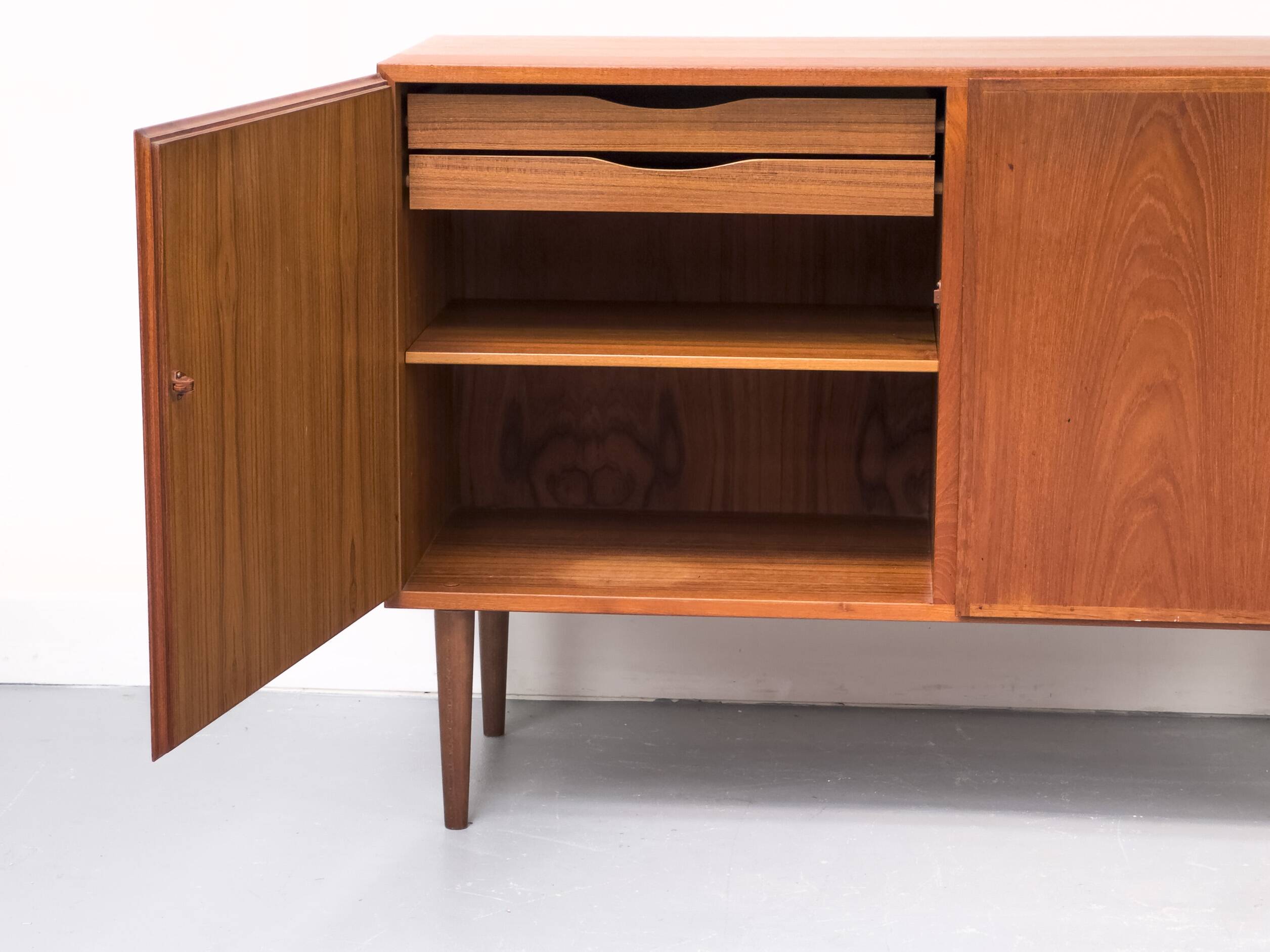 Danish Sideboard in Teak from Omann Jun, 1960s