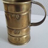 Pair of brass steins