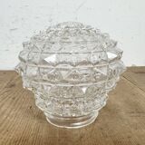 Vintage White Porcelain Pendant Light, 1970s