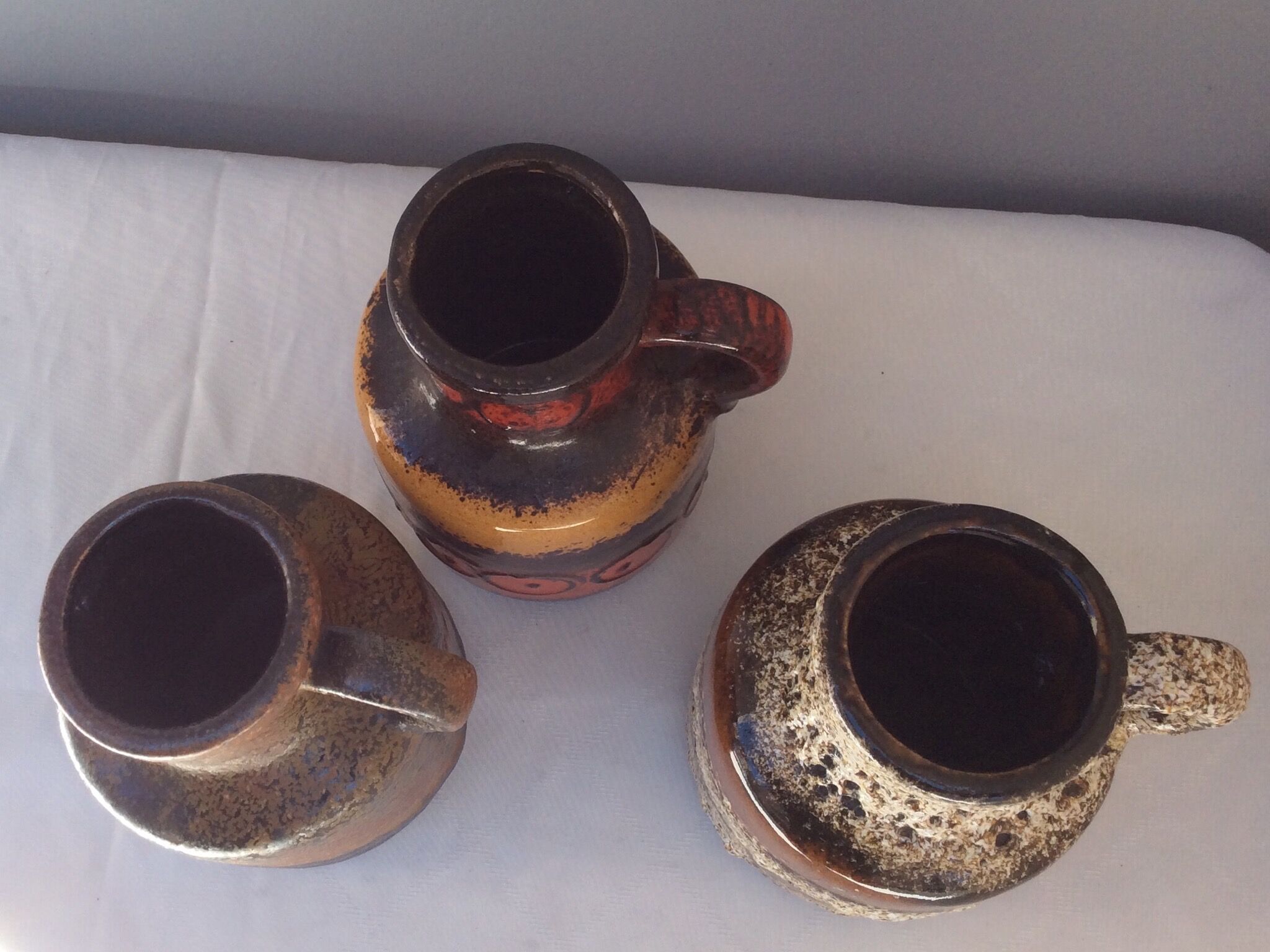 Set west Germany ceramic vases, 1960s