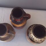 Set west Germany ceramic vases, 1960s