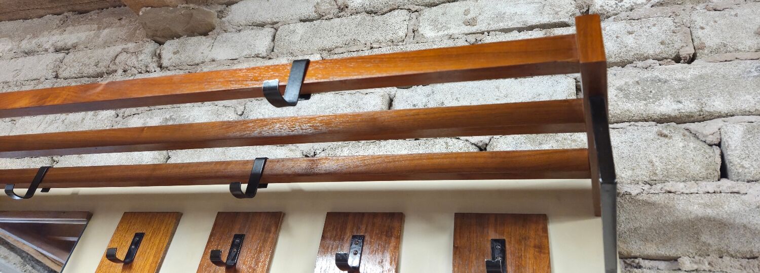 Scandinavian coat rack 1970