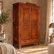 Antique cherry wood wardrobe with drawers, Italy, 19th century