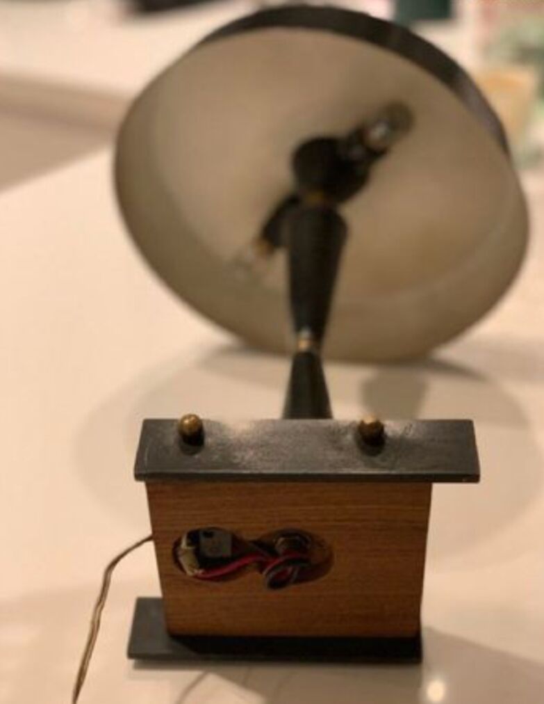 Lampe de table années 50 Oscar Torlasco
